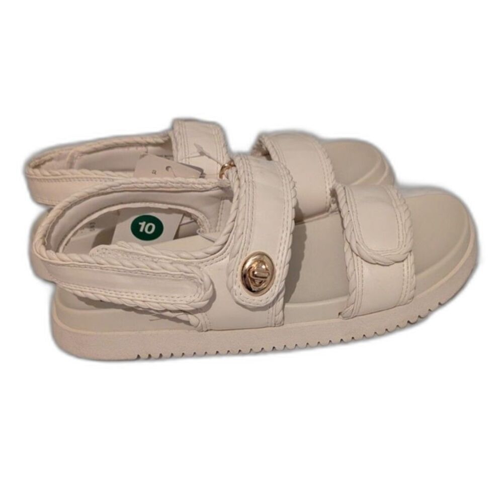 Women's Tilly Sandals - A New Day- Off White Size 10